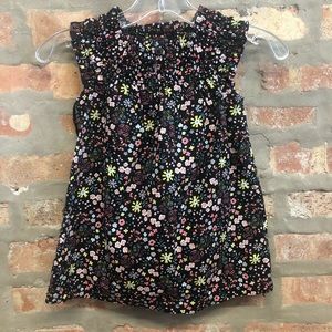 Tea Black Floral Dress 18-24